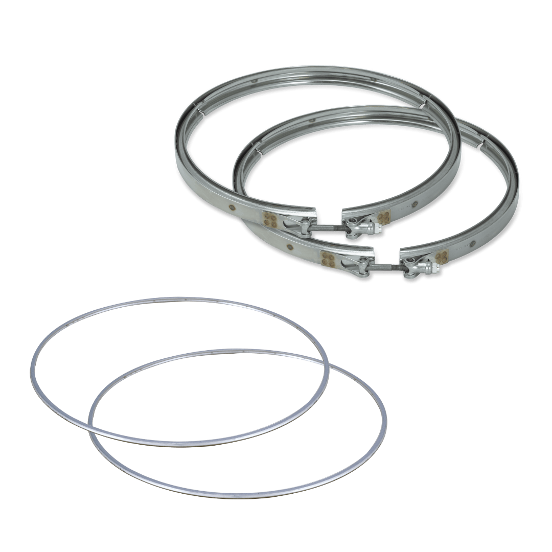 Diesel Particulate Filter DPF with Clamps and Gaskets Compatible with Mack - Volvo D11, D13, MP7, MP8 Replaces 2276198, 21393279, 21395827, 21471269, 22342601, 22761989, 85124653