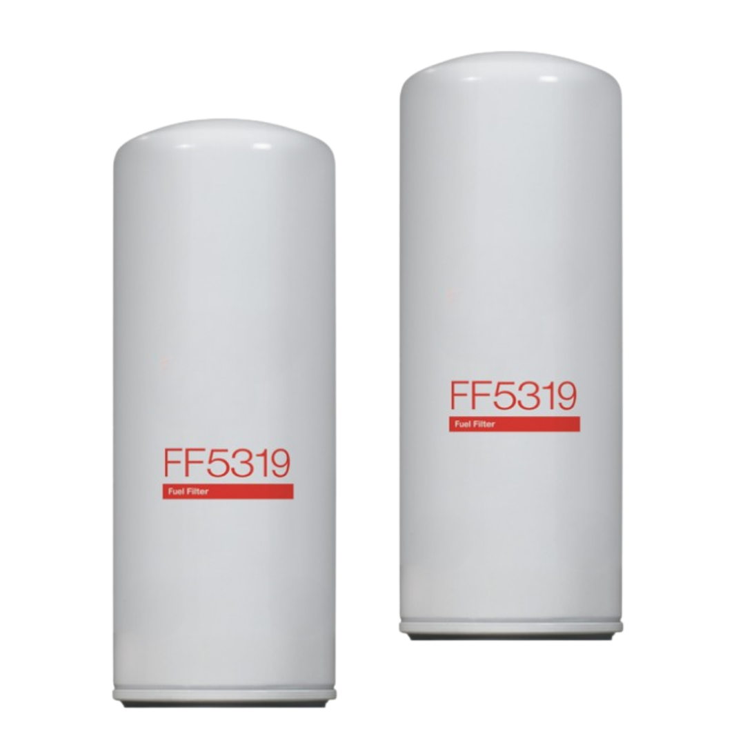 2 Pack FF5319 1R-0749 Fuel Filter Spin-On for Truck Replacing Part Numbers FF5319, P551311, P551319, 1R0749, BF7587, SP1544
