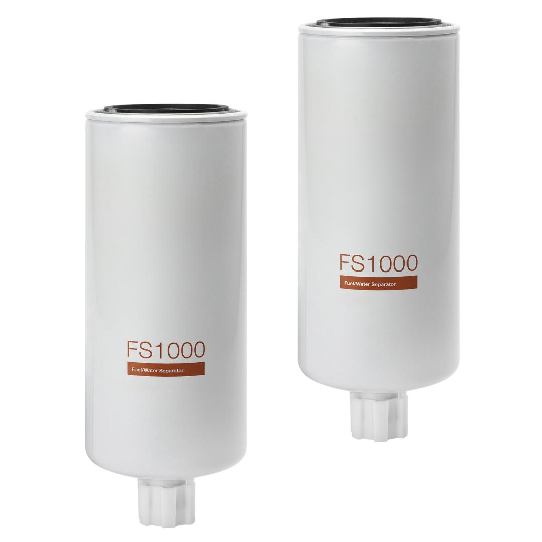 2 Pack FS1000 Diesel Fuel Water Separator Filter Compatible With Freightliner, Kenworth, Peterbilt Replaces FS1000, 15587139, 25011689, SP1833