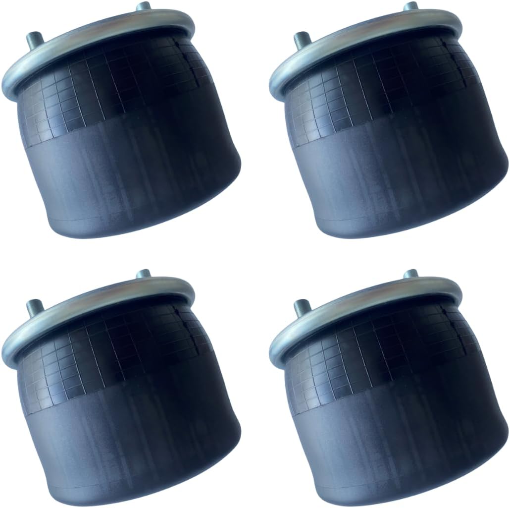 4 Pack Trailer Air Spring Bag & Air Suspension Compatible with Hendrickson AAT 23K Models Intraax & Van Traax Replacing Part Numbers 8751, W01-358-8709, S-20900, S-21800, C-21800