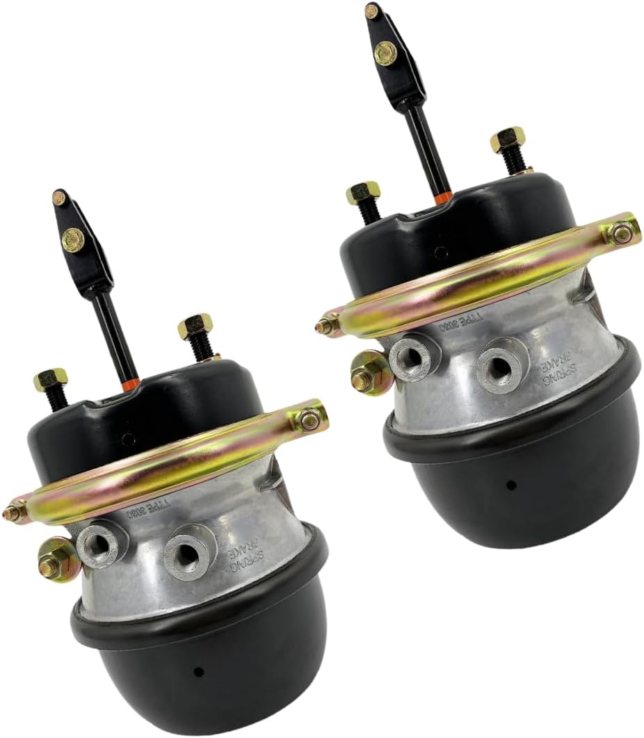 2 Pack 30/30 Air Brake Chamber with Welded Clevis Short Stroke 2.5" Sealed Type 3030 for semi Trucks Trailer Compatible with K129605, K067114, GC3030S4CW