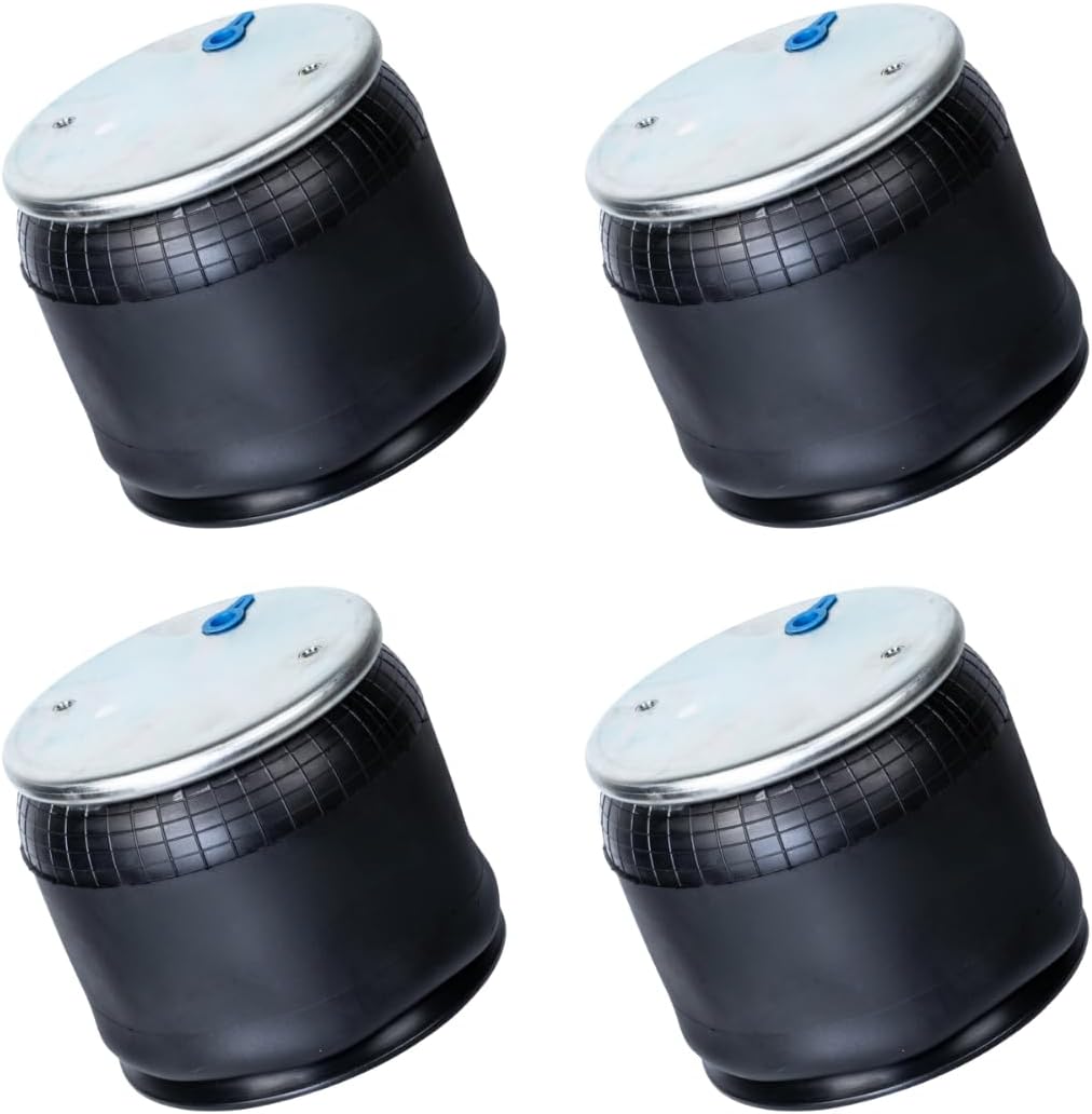 4 Pack Air Spring Bag & Air Suspension Compatible with Peterbilt Trucks Replacing Part Numbers W01-358-9069, W01-358-8813, C816022, 1R12-069