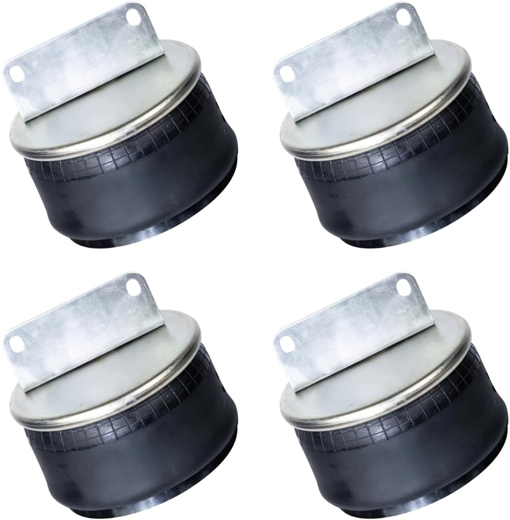 4 Pack Air Spring Bag & Air Suspension Compatible with Kenworth Trucks Replacing Part Numbers W01-358-9622, K-303-19, 1R11-221, 8537
