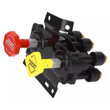 KN20619 MV 3 Dash Air Brake Control Valve - Trailer Parking Brake Dual Valves for Truck and Trailer Compatible with Volvo Freightliner Haldex Replacing Part Numbers 20560009 85123221 20523171 RKN20619