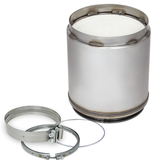 Diesel Particulate Filter DPF with Clamps and Gaskets Compatible with Detroit Diesel DD13, DD15 Replaces  A6804910494, 6804910494, A000490369, A0004903692, A6804903692, EA6804910494