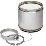 Diesel Particulate Filter DPF with Clamps and Gaskets Compatible with Detroit Diesel DD13, DD15 Replaces A0001403492, A0004903792, A0014903492, A0014903592, A6804903792, A6804910894, A6804913494