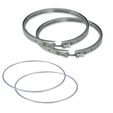 Diesel Particulate Filter DPF with Clamps and Gaskets Compatible with Cummins ISX, Navistar, Paccar Replaces 5283286, 5271529, 5295609, 5579295, 2274611, 1906311, 2510795C91, 5011031R91