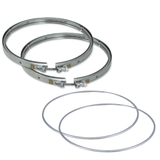 Diesel Particulate Filter DPF with Clamps and Gaskets Compatible with Volvo - Mack MP7 20863840, 21850643, 85000777, 85001356