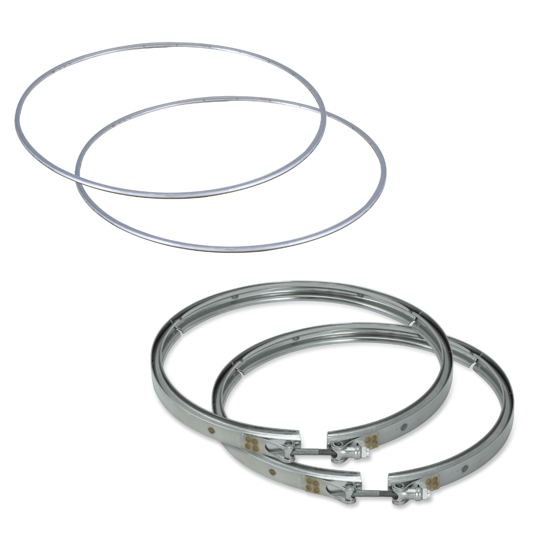 Diesel Particulate Filter DPF with Clamps and Gaskets Compatible with Mack - Volvo MP7 Replaces 20231111, 20869859, 20992181, 21048577, 21246955, 21804785, 21817835, 85000899, 85003793, 85125682