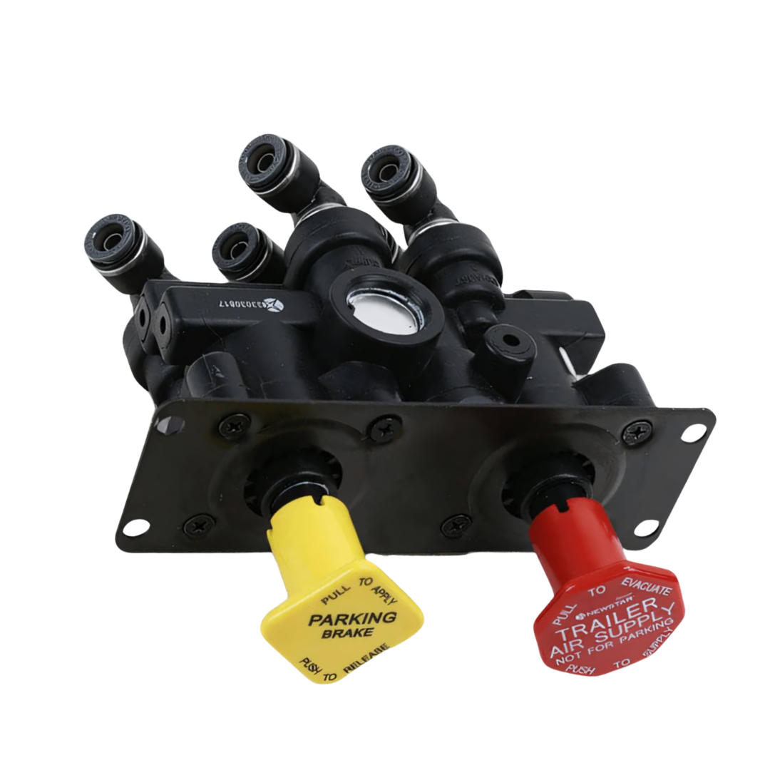 802804 MV3 Dash Air Brake Trailer Parking Control Valve for Truck Compatible with Freightliner Cascadia Replacing Part Numbers 802804, 5018303, S26186