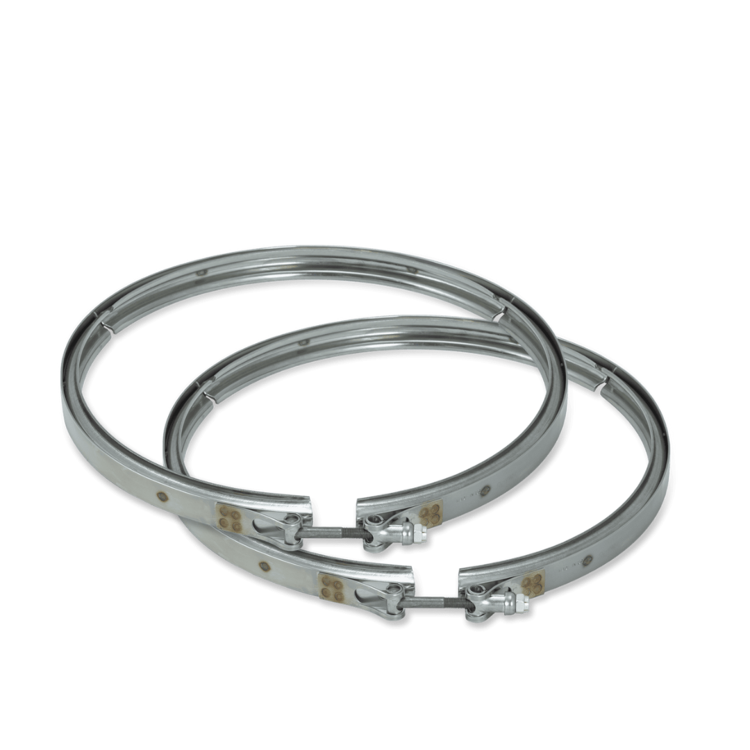 Diesel Particulate Filter DPF with Clamps and Gaskets Compatible with Cummins ISX, Navistar International Replaces 4388410, 4965129, 4965226, 4969700, 4969701, 4969702, 5283669, 5283778