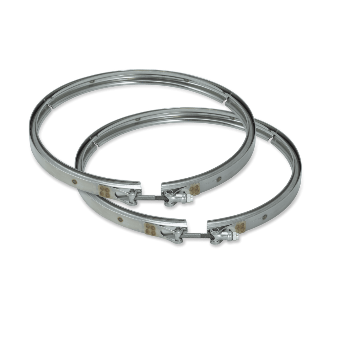 Diesel Particulate Filter DPF with Clamps and Gaskets Compatible with Detroit Diesel DD13/DD15 Repalces A6804910794, 4903492, 14907192, 6804910794, A0004903492, A0014904092