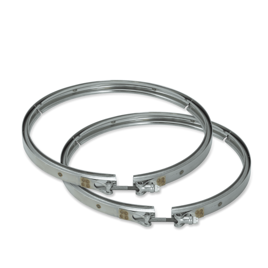 Diesel Particulate Filter DPF with Clamps and Gaskets Compatible with Mack - Volvo MP8, D13 Replaces  21756428, 21756429, 22413830, 22413832, 22810502, 22810503