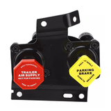 KN20619 MV 3 Dash Air Brake Control Valve - Trailer Parking Brake Dual Valves for Truck and Trailer Compatible with Volvo Freightliner Haldex Replacing Part Numbers 20560009 85123221 20523171 RKN20619