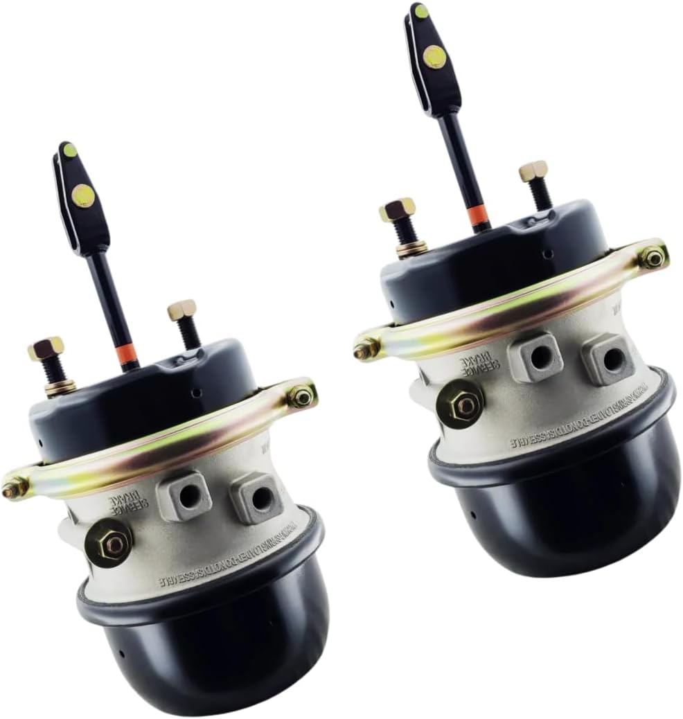 2 Pack 30/30 Air Brake Chamber Welded Clevis Long Stroke 3" Sealed Type 3030 for semi Trucks Trailer Compatible with GC3030LCW, HDX1373030215