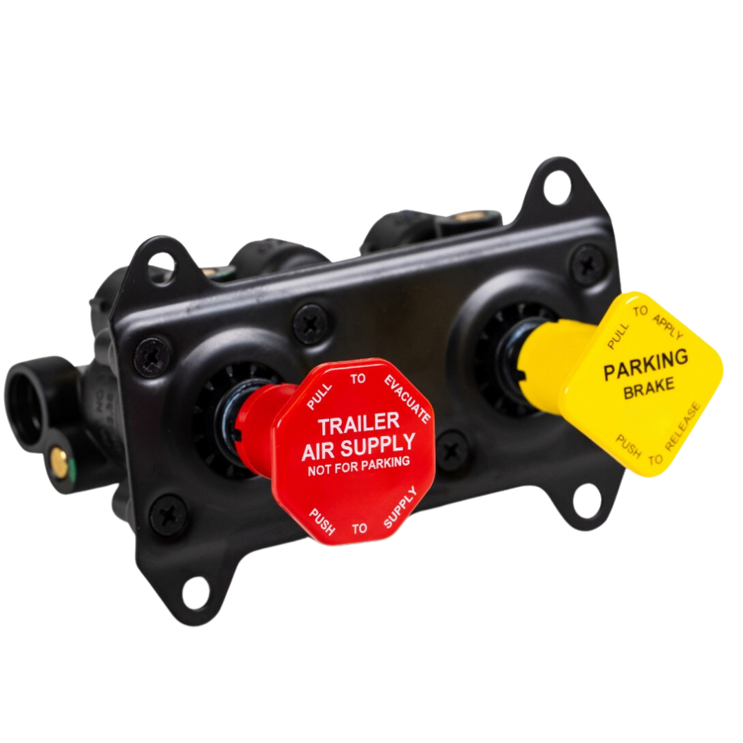 800516 MV3 Dash Air Brake Trailer Parking Control Valve for Truck Compatible with Kenworth Navistar Peterbilt Volvo Mack Bendix Replacing Part Numbers 065167, 065157, KN20615, 4790208 5001230,