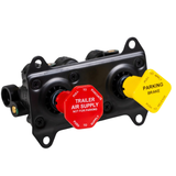 800516 MV3 Dash Air Brake Trailer Parking Control Valve for Truck Compatible with Kenworth Navistar Peterbilt Volvo Mack Bendix Replacing Part Numbers 065167, 065157, KN20615, 4790208 5001230,