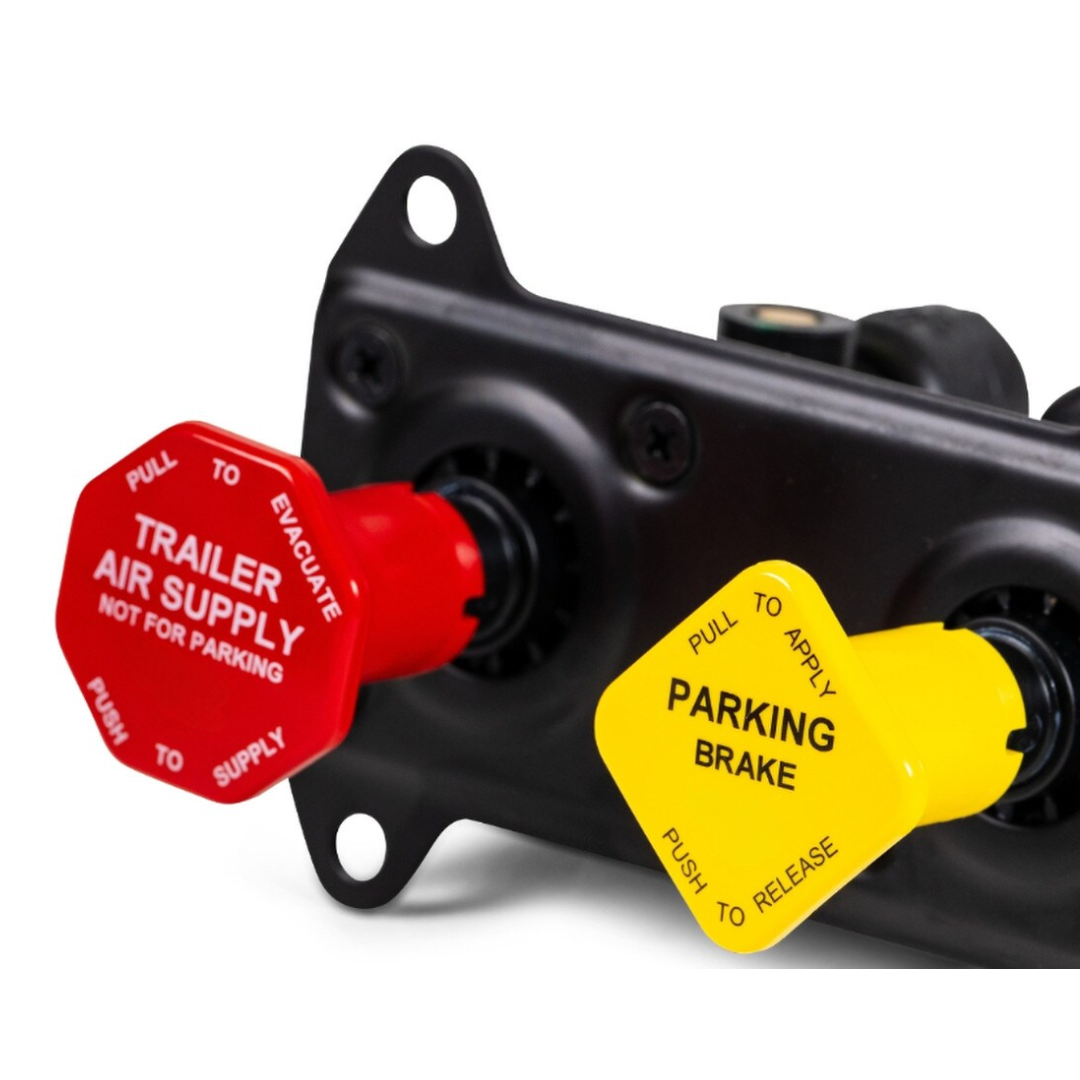 800516 MV3 Dash Air Brake Trailer Parking Control Valve for Truck Compatible with Kenworth Navistar Peterbilt Volvo Mack Bendix Replacing Part Numbers 065167, 065157, KN20615, 4790208 5001230,