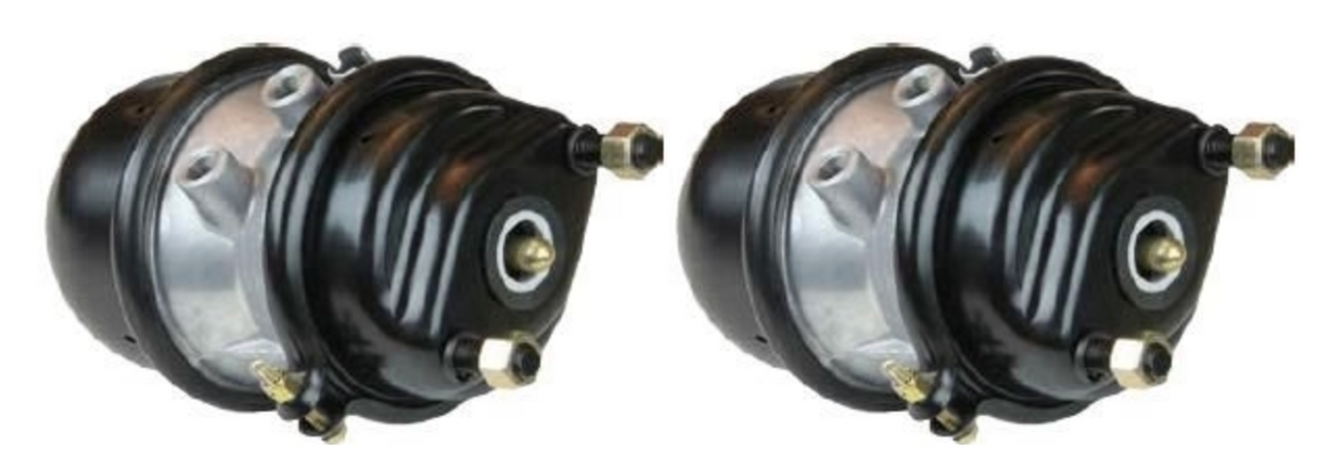 2 Pack 16/24 Air Disc Brake Chamber 2.25" Stroke Sealed Type 1624 for semi Trucks Trailer Compatible with GC1624D, K042457
